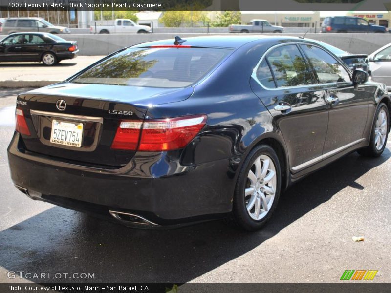 Black Sapphire Pearl / Cashmere 2007 Lexus LS 460