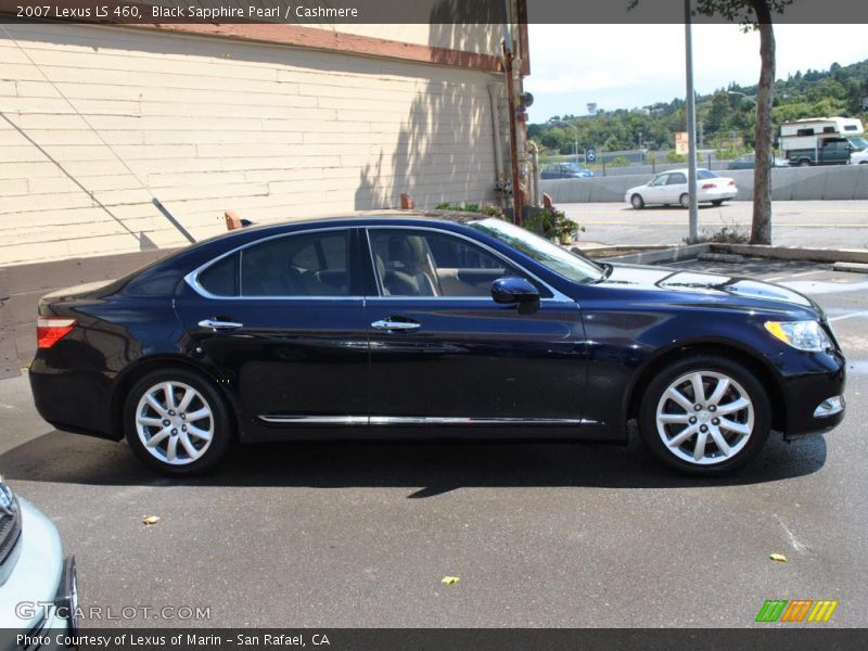 Black Sapphire Pearl / Cashmere 2007 Lexus LS 460