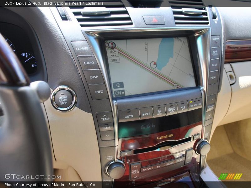 Black Sapphire Pearl / Cashmere 2007 Lexus LS 460