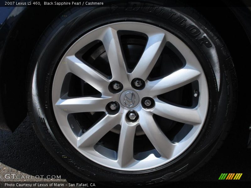 Black Sapphire Pearl / Cashmere 2007 Lexus LS 460