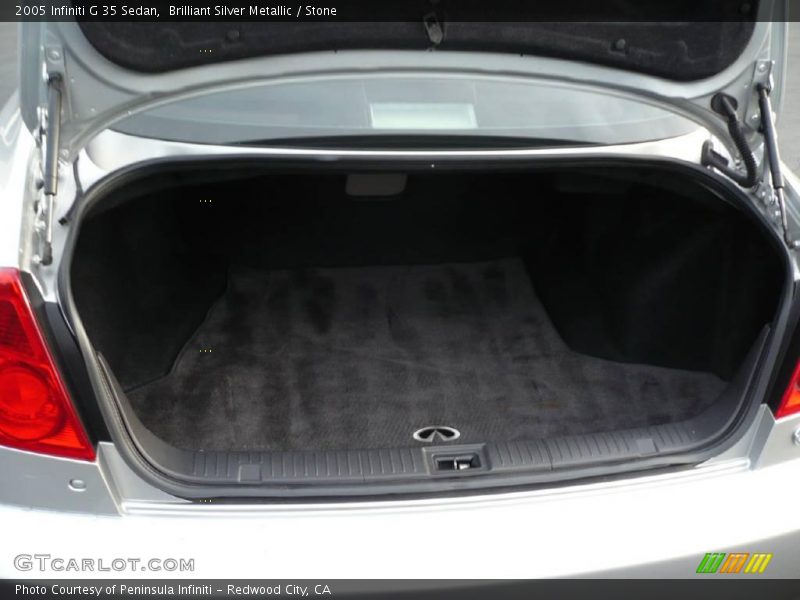 Brilliant Silver Metallic / Stone 2005 Infiniti G 35 Sedan