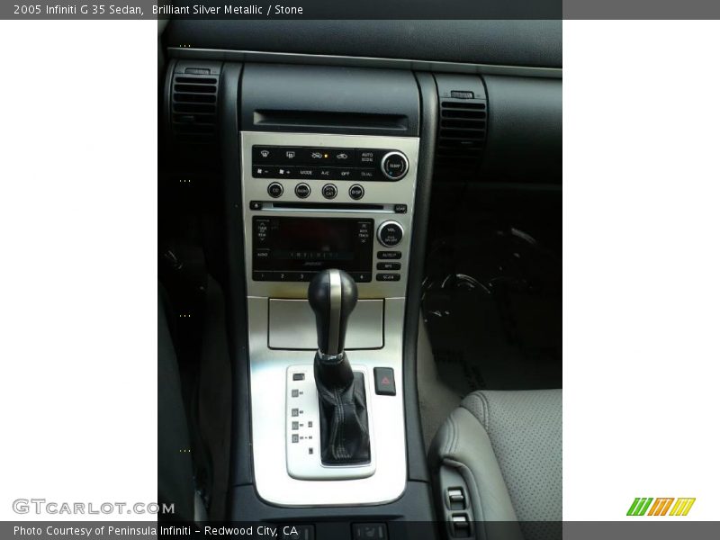 Brilliant Silver Metallic / Stone 2005 Infiniti G 35 Sedan