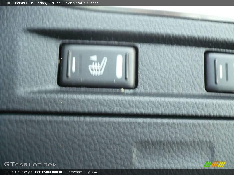 Brilliant Silver Metallic / Stone 2005 Infiniti G 35 Sedan