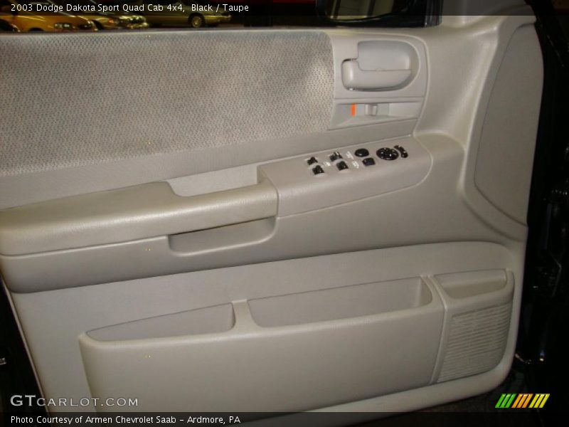 Black / Taupe 2003 Dodge Dakota Sport Quad Cab 4x4