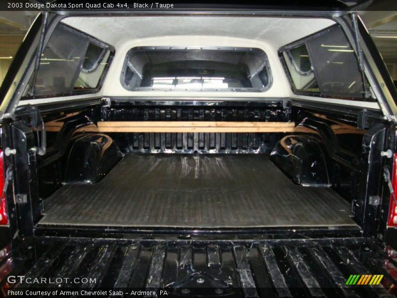 Black / Taupe 2003 Dodge Dakota Sport Quad Cab 4x4