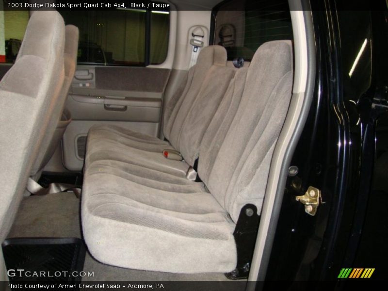 Black / Taupe 2003 Dodge Dakota Sport Quad Cab 4x4