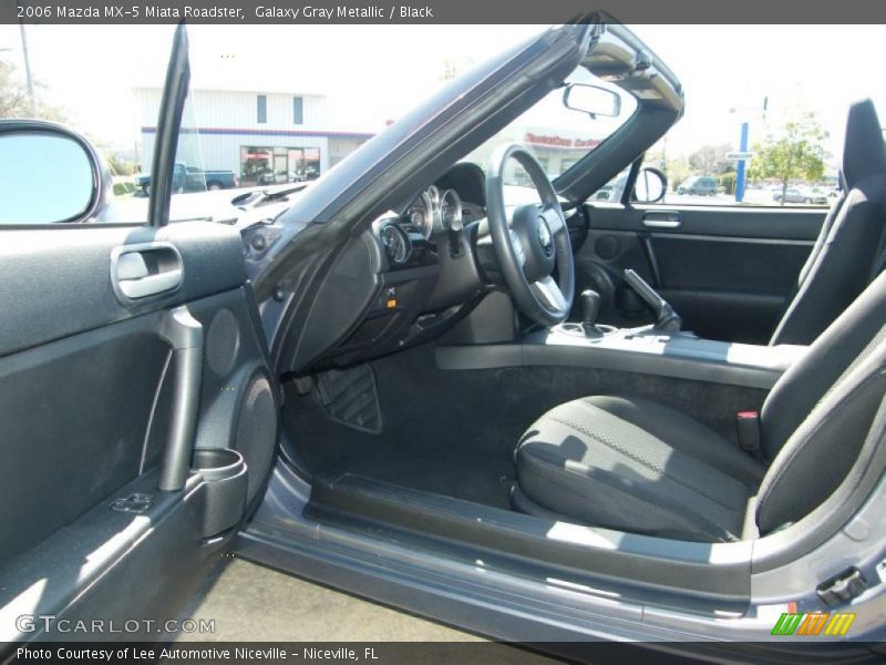 Galaxy Gray Metallic / Black 2006 Mazda MX-5 Miata Roadster