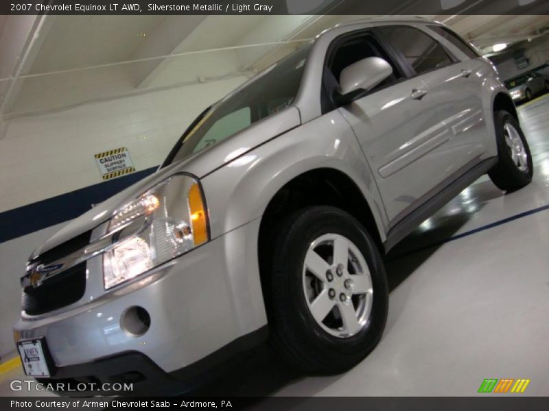 Silverstone Metallic / Light Gray 2007 Chevrolet Equinox LT AWD