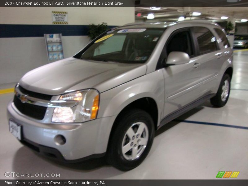 Silverstone Metallic / Light Gray 2007 Chevrolet Equinox LT AWD