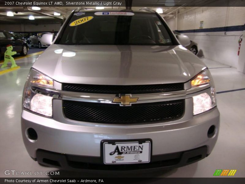 Silverstone Metallic / Light Gray 2007 Chevrolet Equinox LT AWD