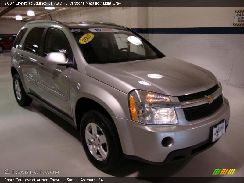 Silverstone Metallic / Light Gray 2007 Chevrolet Equinox LT AWD