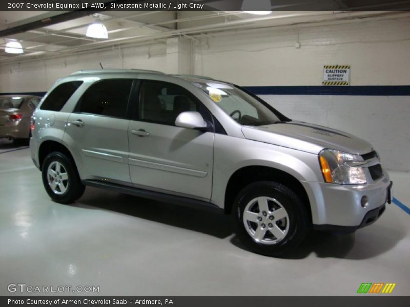 Silverstone Metallic / Light Gray 2007 Chevrolet Equinox LT AWD