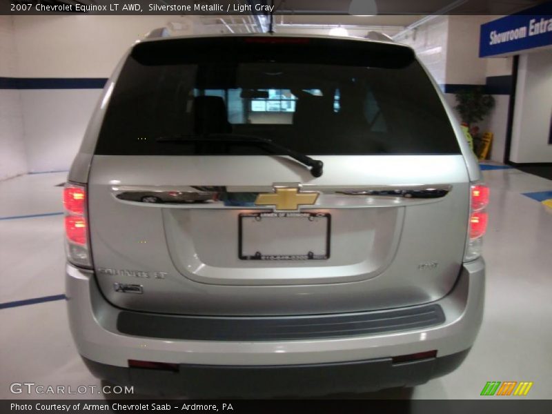 Silverstone Metallic / Light Gray 2007 Chevrolet Equinox LT AWD