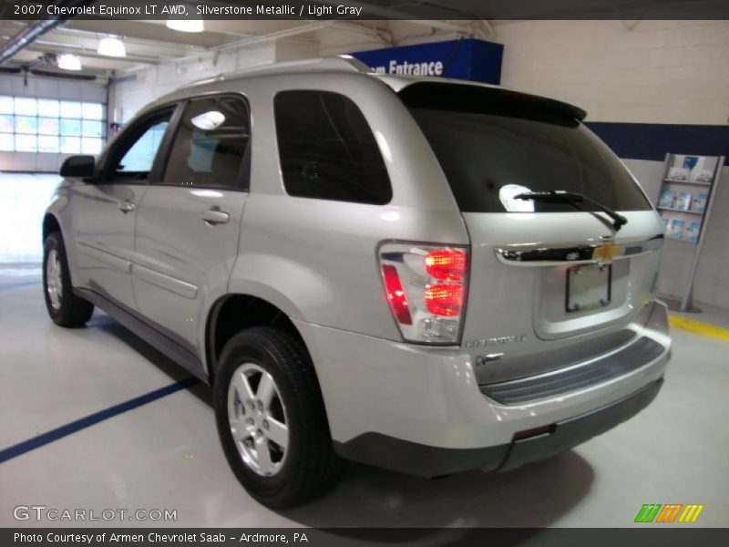 Silverstone Metallic / Light Gray 2007 Chevrolet Equinox LT AWD