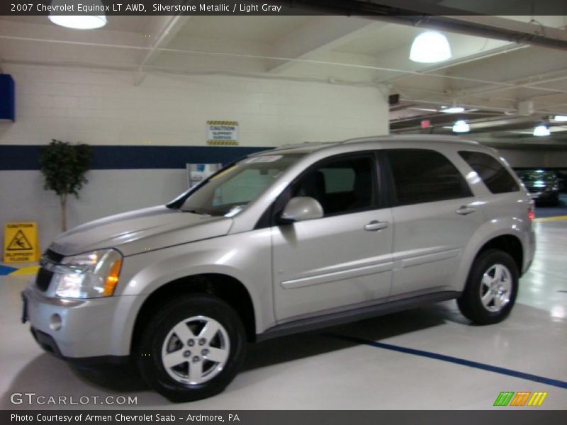 Silverstone Metallic / Light Gray 2007 Chevrolet Equinox LT AWD