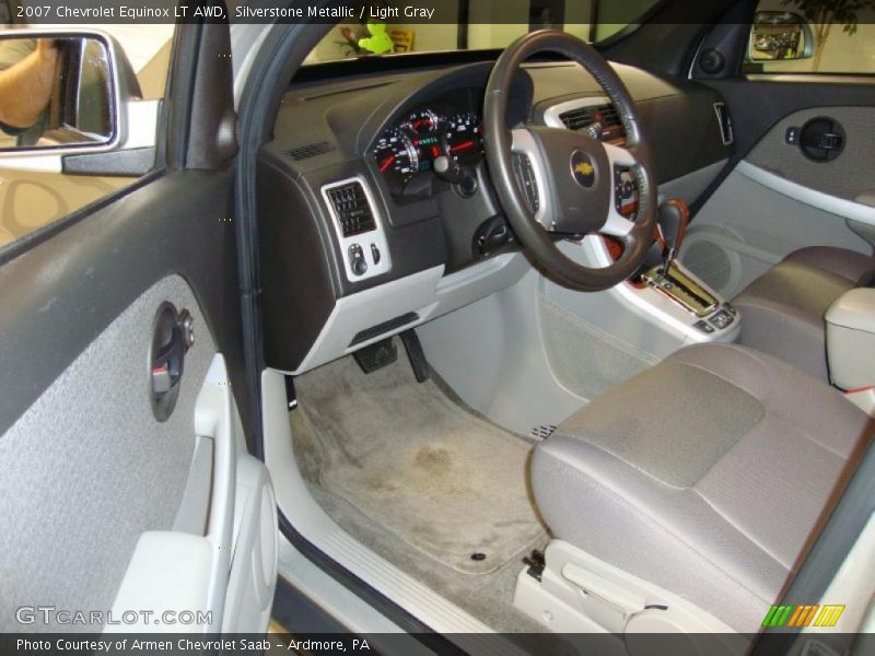 Silverstone Metallic / Light Gray 2007 Chevrolet Equinox LT AWD