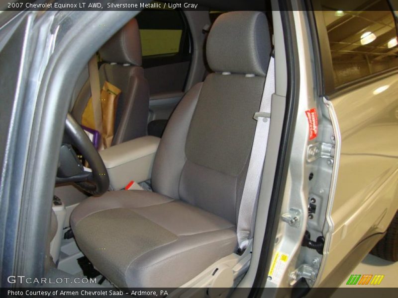 Silverstone Metallic / Light Gray 2007 Chevrolet Equinox LT AWD