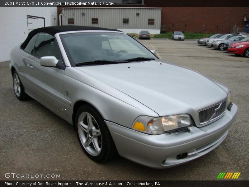 Mystic Silver Metallic / Gray 2001 Volvo C70 LT Convertible