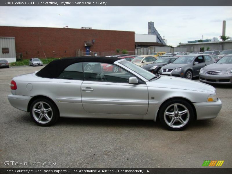 Mystic Silver Metallic / Gray 2001 Volvo C70 LT Convertible