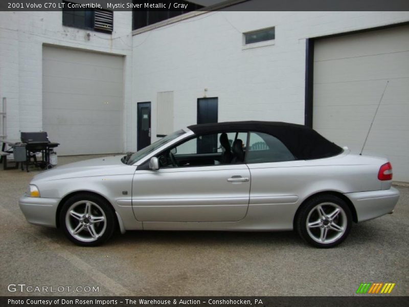 Mystic Silver Metallic / Gray 2001 Volvo C70 LT Convertible
