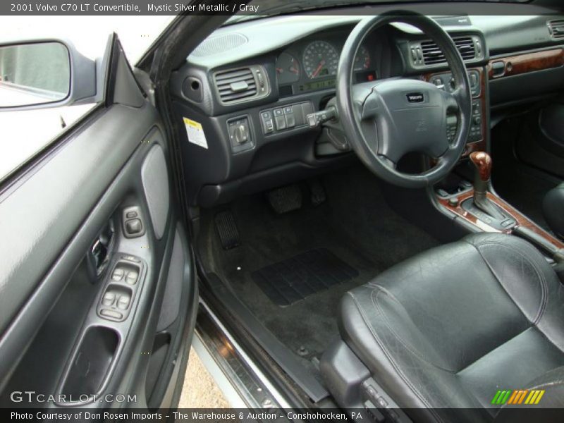 Mystic Silver Metallic / Gray 2001 Volvo C70 LT Convertible