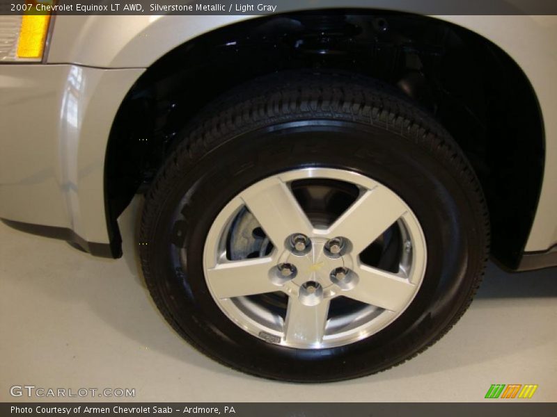 Silverstone Metallic / Light Gray 2007 Chevrolet Equinox LT AWD