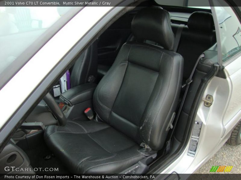 Mystic Silver Metallic / Gray 2001 Volvo C70 LT Convertible