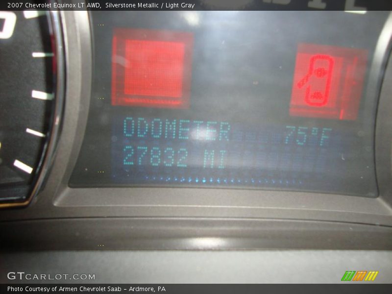 Silverstone Metallic / Light Gray 2007 Chevrolet Equinox LT AWD