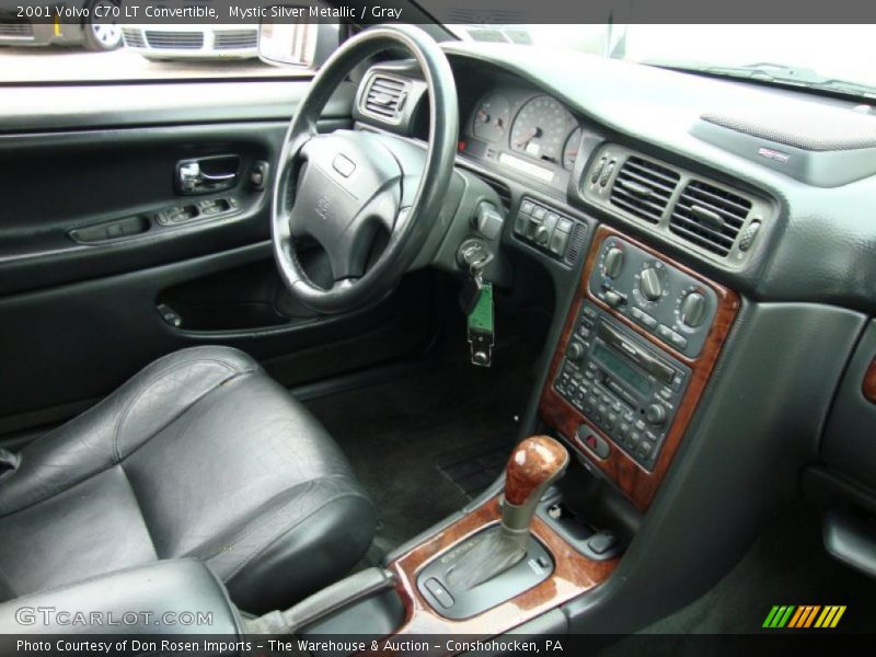 Mystic Silver Metallic / Gray 2001 Volvo C70 LT Convertible