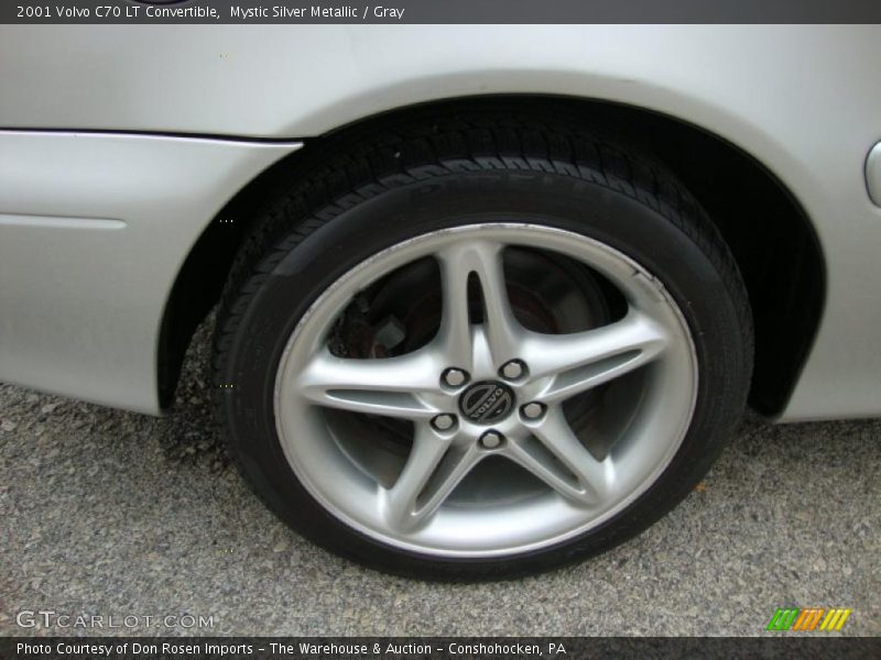 Mystic Silver Metallic / Gray 2001 Volvo C70 LT Convertible