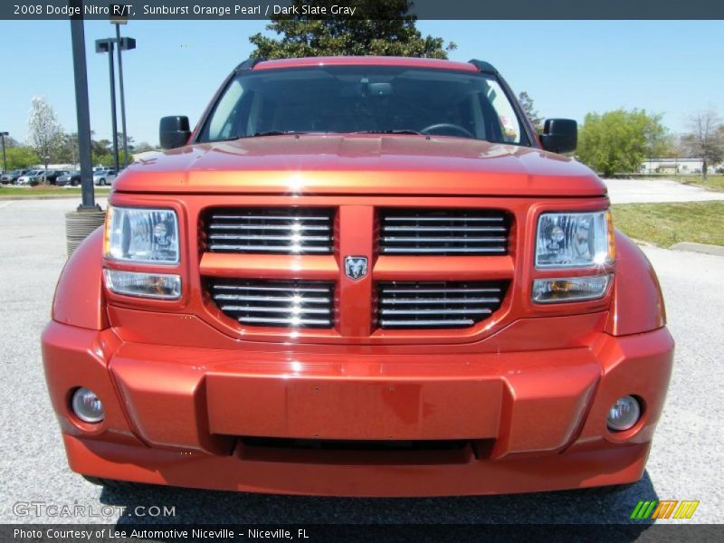 Sunburst Orange Pearl / Dark Slate Gray 2008 Dodge Nitro R/T