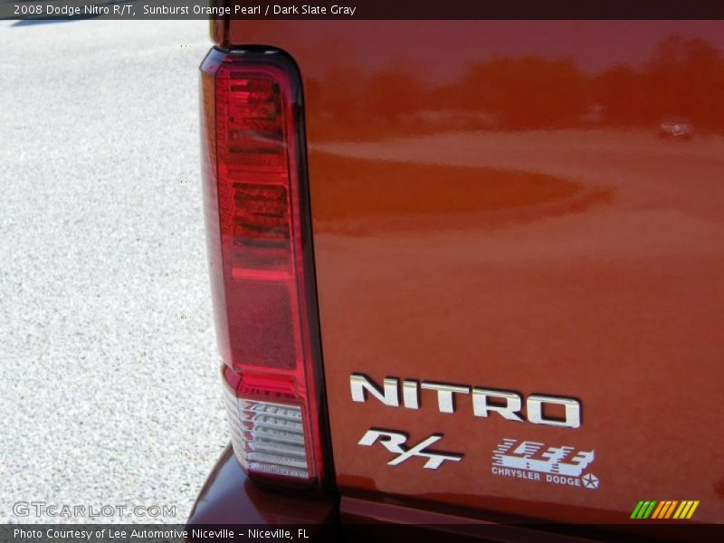 Sunburst Orange Pearl / Dark Slate Gray 2008 Dodge Nitro R/T