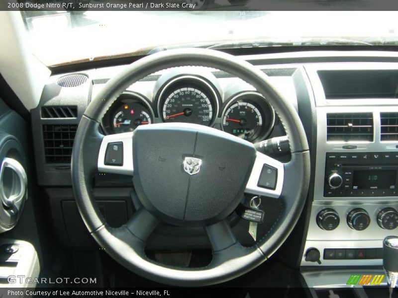 Sunburst Orange Pearl / Dark Slate Gray 2008 Dodge Nitro R/T