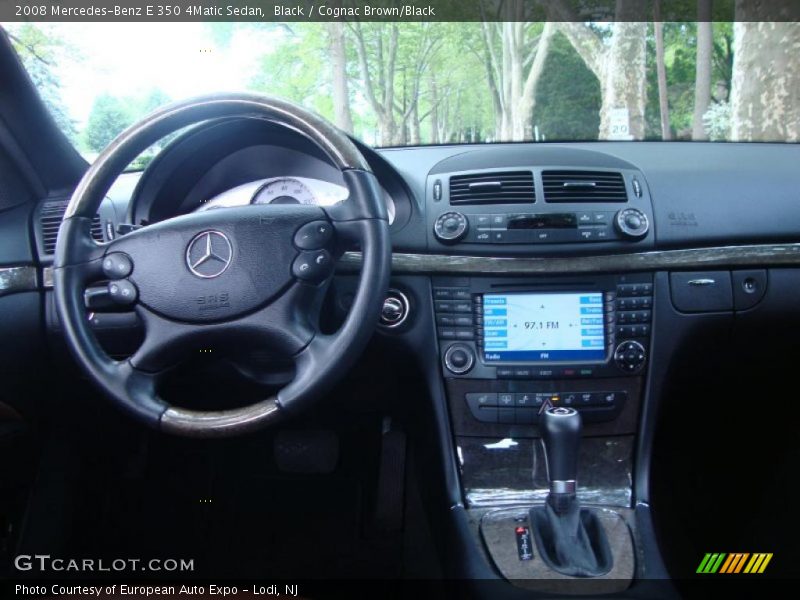 Black / Cognac Brown/Black 2008 Mercedes-Benz E 350 4Matic Sedan