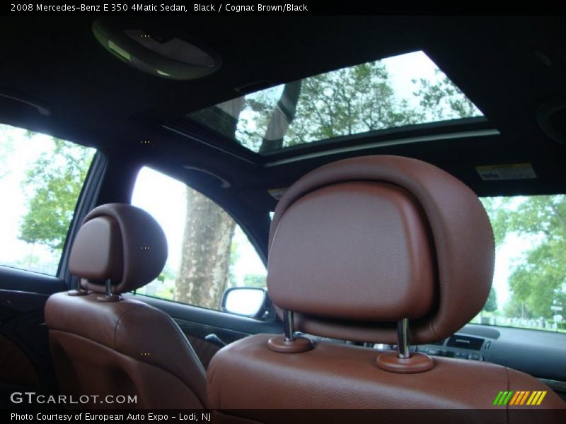 Black / Cognac Brown/Black 2008 Mercedes-Benz E 350 4Matic Sedan