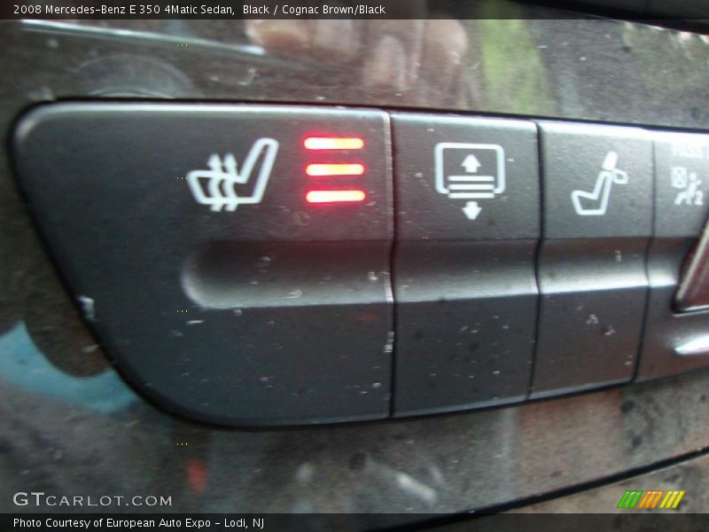 Black / Cognac Brown/Black 2008 Mercedes-Benz E 350 4Matic Sedan