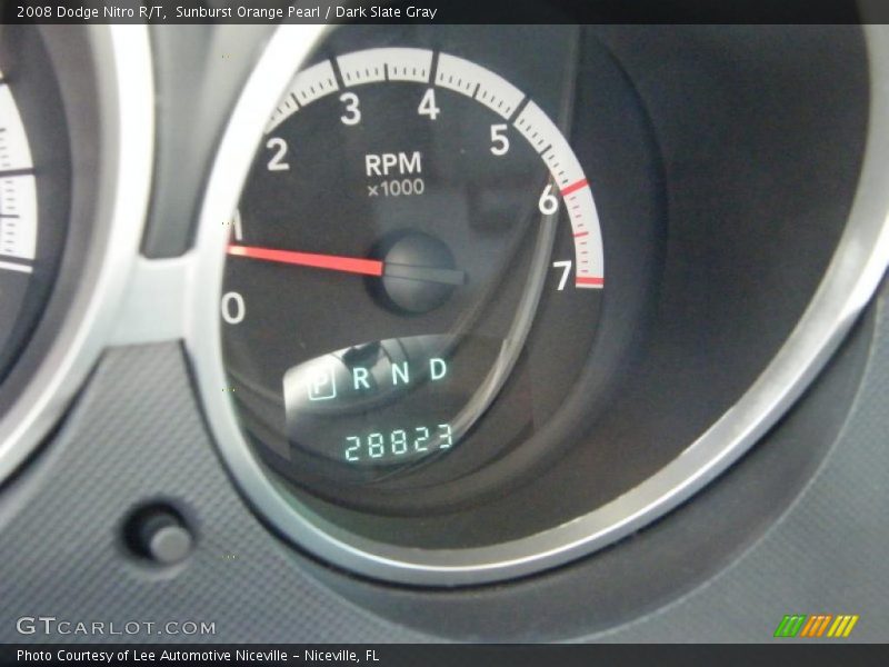 Sunburst Orange Pearl / Dark Slate Gray 2008 Dodge Nitro R/T