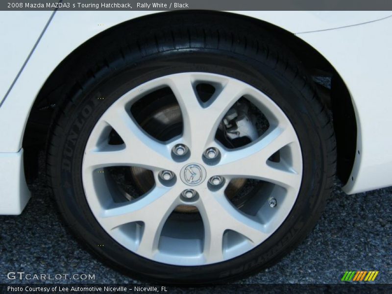 Rally White / Black 2008 Mazda MAZDA3 s Touring Hatchback