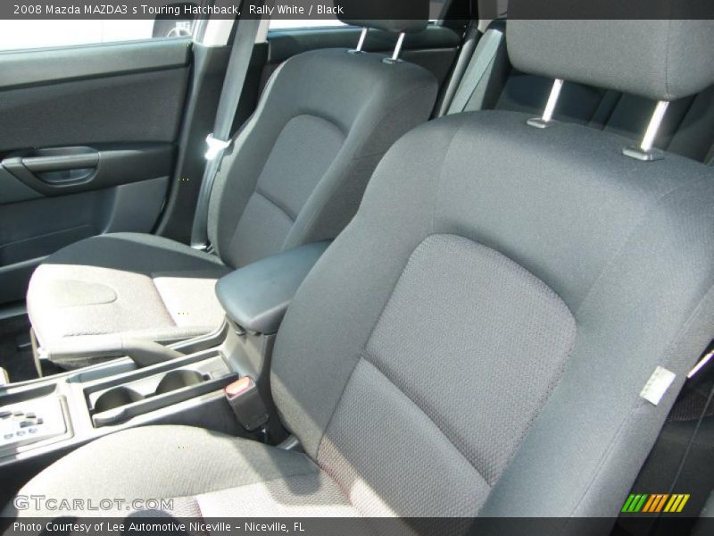 Rally White / Black 2008 Mazda MAZDA3 s Touring Hatchback