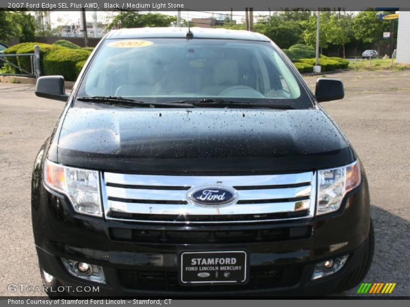 Black / Medium Light Stone 2007 Ford Edge SEL Plus AWD