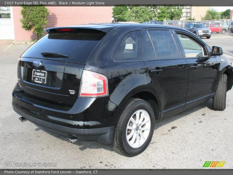 Black / Medium Light Stone 2007 Ford Edge SEL Plus AWD