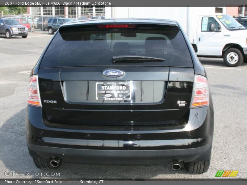 Black / Medium Light Stone 2007 Ford Edge SEL Plus AWD