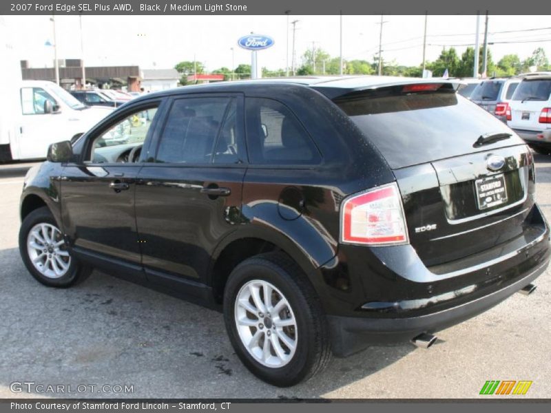 Black / Medium Light Stone 2007 Ford Edge SEL Plus AWD