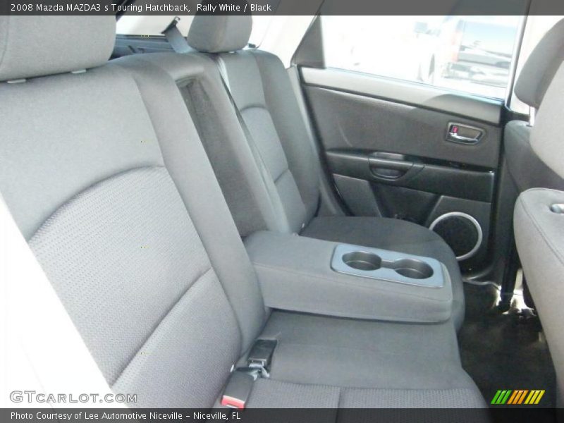 Rally White / Black 2008 Mazda MAZDA3 s Touring Hatchback