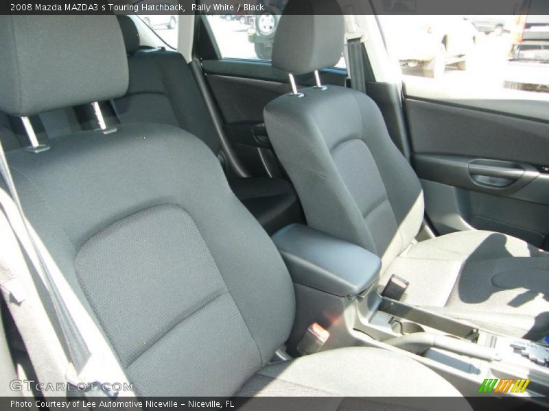Rally White / Black 2008 Mazda MAZDA3 s Touring Hatchback