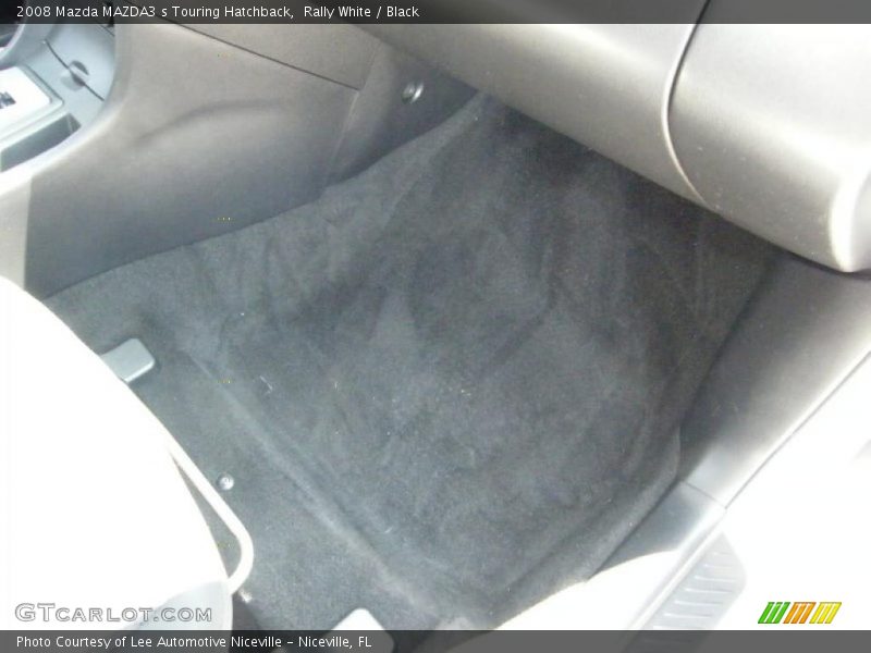 Rally White / Black 2008 Mazda MAZDA3 s Touring Hatchback