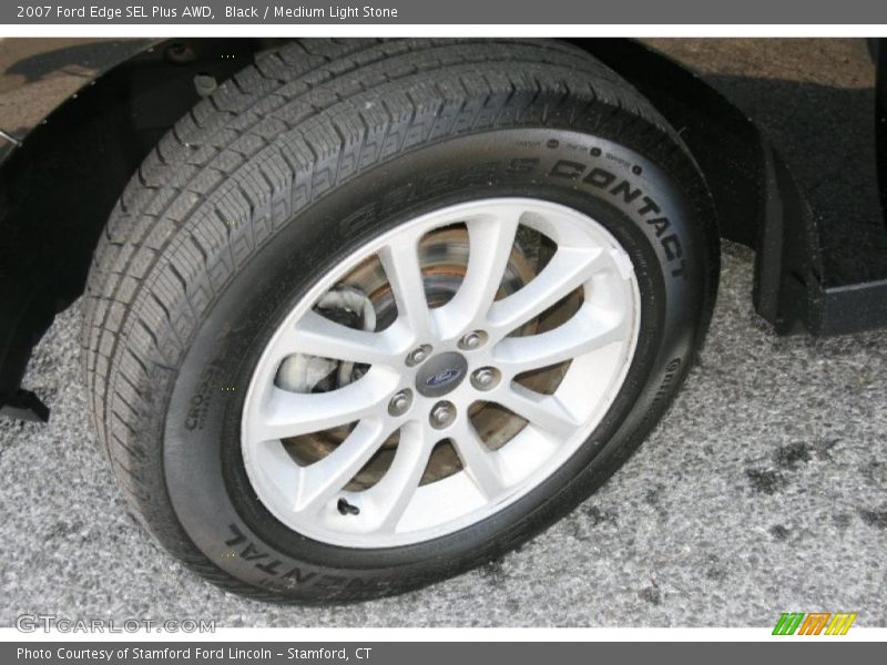 Black / Medium Light Stone 2007 Ford Edge SEL Plus AWD