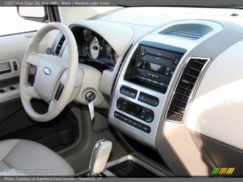 Black / Medium Light Stone 2007 Ford Edge SEL Plus AWD