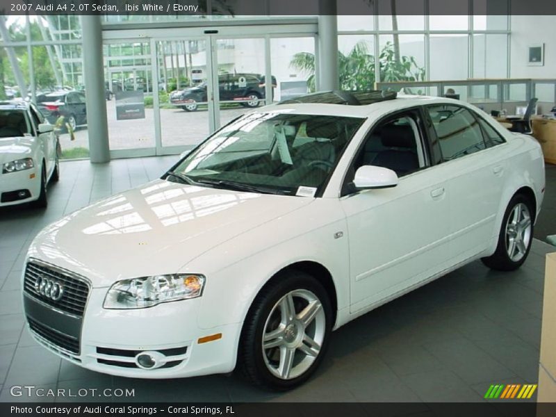 Ibis White / Ebony 2007 Audi A4 2.0T Sedan