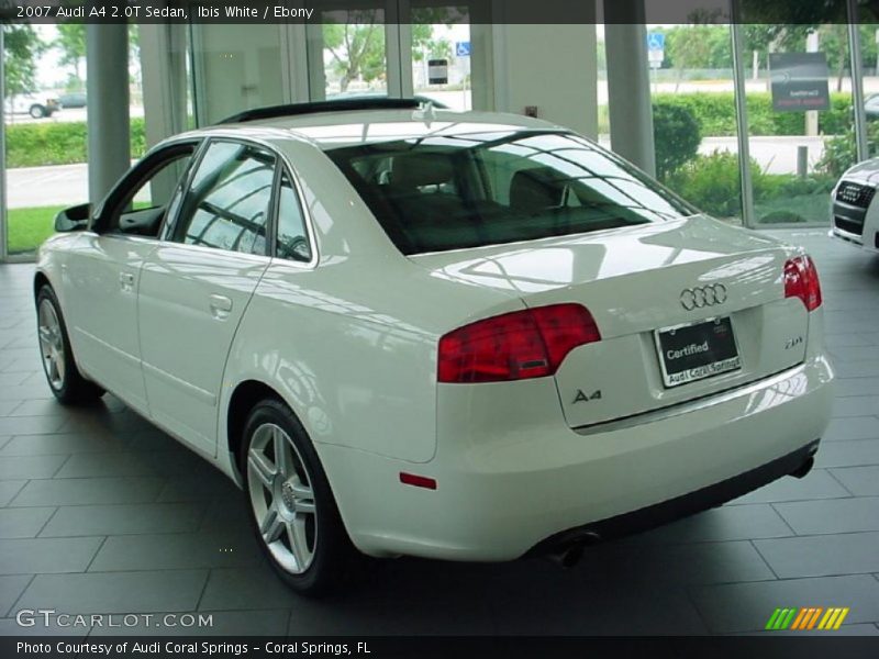 Ibis White / Ebony 2007 Audi A4 2.0T Sedan